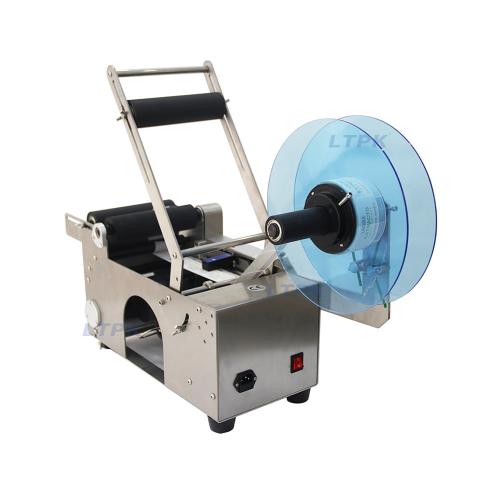 LT-50S Semi-automatic Stainless Steel Round Bottle Labeling Machine 