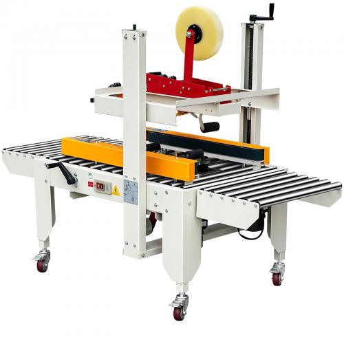 LTPK FXJ-5050 AUTOMATIC CARTON TOP AND BOTTOM SEALING MACHINE