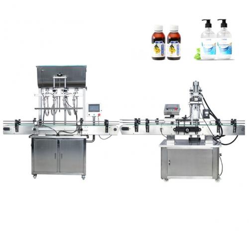 LTPK LT-APFC4 FULLY AUTOMATIC 4 NOZZLES PASTE FILLING MACHINE AND CAPPING MACHINE